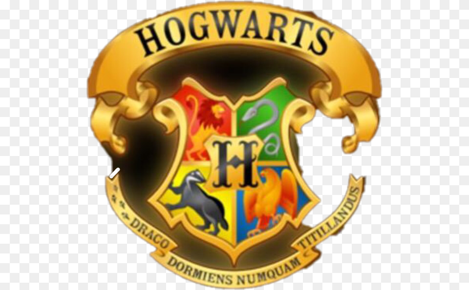 Hogwarts School Of Witchcraft And Wizardry, Badge, Logo, Symbol, Emblem Free Png Download
