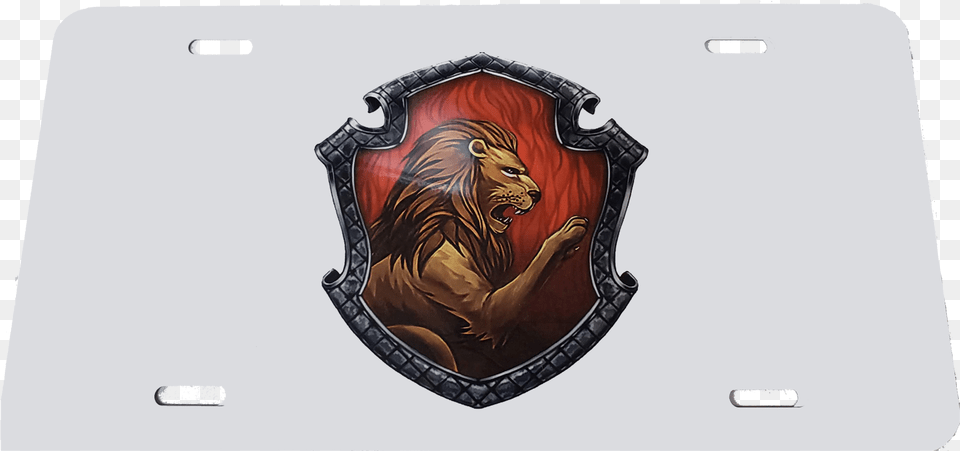 Hogwarts School Of Wizardry Gryffindor House License Plate Tablet Computer, Armor, Shield Png Image