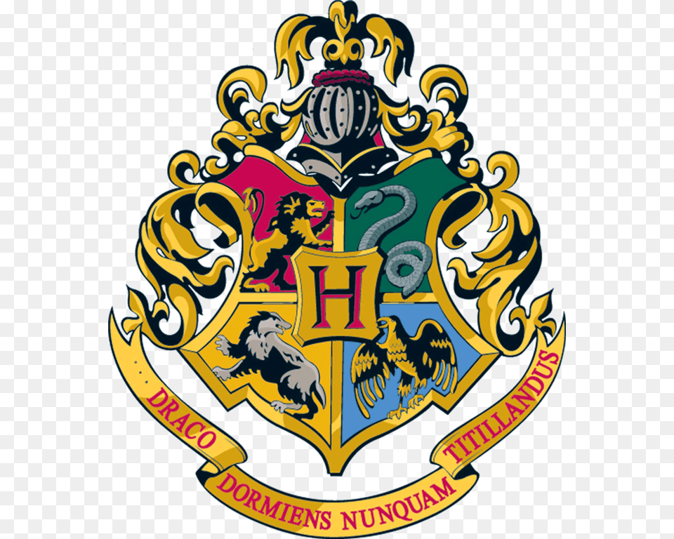 Hogwarts Seal, Emblem, Symbol, Logo, Animal Free Transparent Png