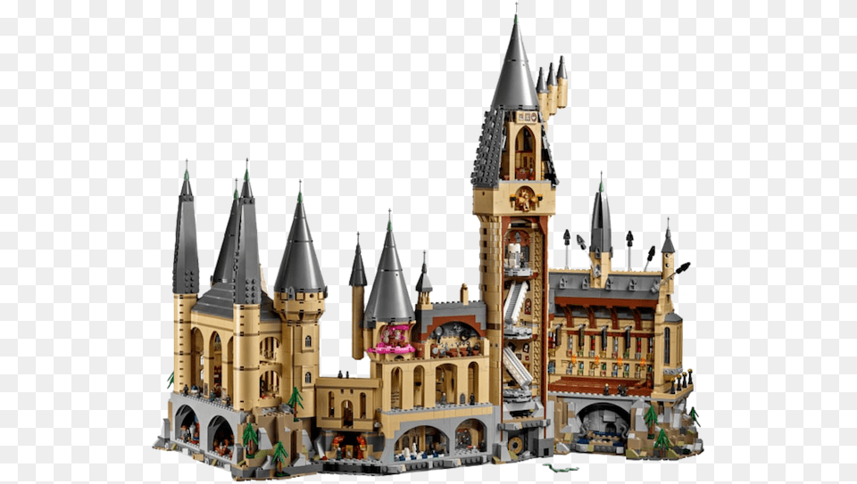Hogwarts Silhouette Hogwarts Lego Castle 2018, Architecture, Building, Clock Tower, Tower Free Png