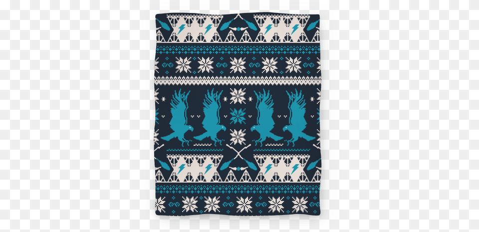 Hogwarts Ugly Christmas Sweater Pattern Beach Towel, Home Decor, Rug, Blackboard Free Png Download