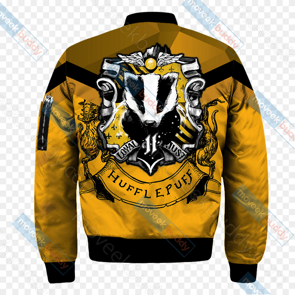 Hogwarts You Might Belong In Hufflepuff Harry Potter Sweatshirt, Clothing, Coat, Jacket, Adult Free Transparent Png