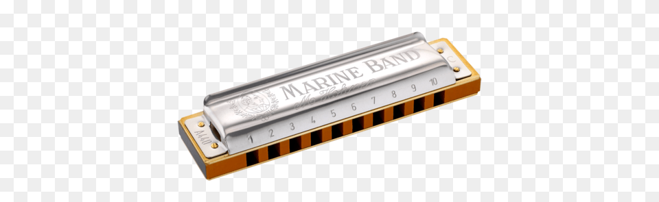 Hohner F Marine Band Harmonica, Musical Instrument, Blade, Razor, Weapon Free Transparent Png