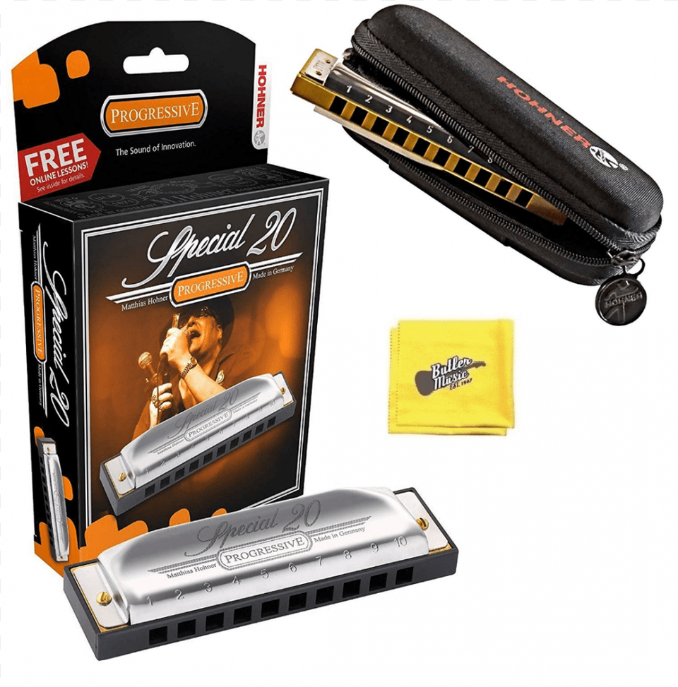 Hohner Special 20 Progressive Harmonica With Pouch Hohner 560 Special 20 Harmonica With Country Tuning, Musical Instrument, Adult, Male, Man Free Transparent Png