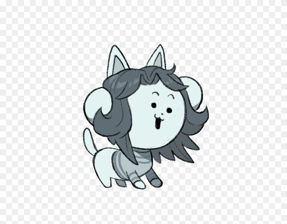 Hoi Temmie Im An Excadrill Ampgt, Cartoon, Face, Head, Person Png