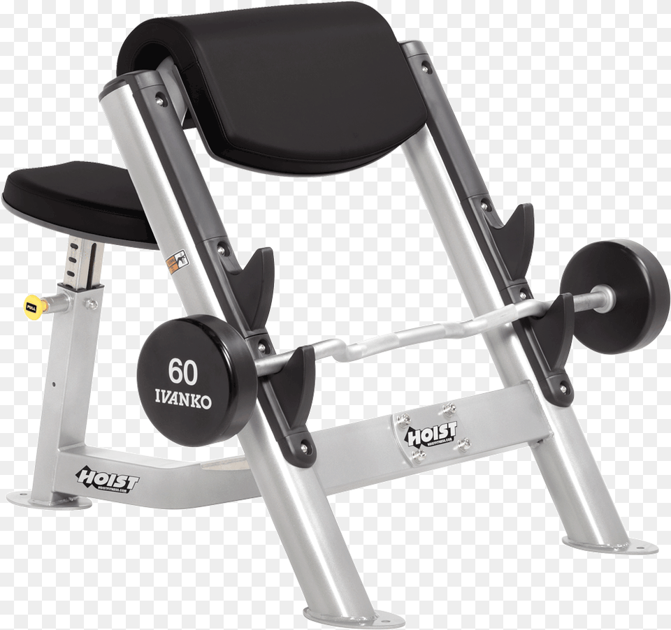 Hoist Seated Preacher Curl, Working Out, Fitness, Gym, Gym Weights Png Image