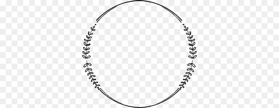 Hojas Black Circle Overlay Circulo De Flores Dibujo Free Png