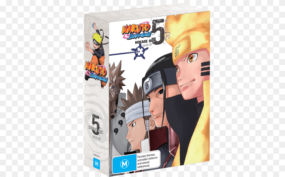 Hokage Part 5 Episodes 416 500 Dvd Box Set Naruto Shippuden Ultimate Ninja Storm, Book, Comics, Publication, Adult Free Transparent Png