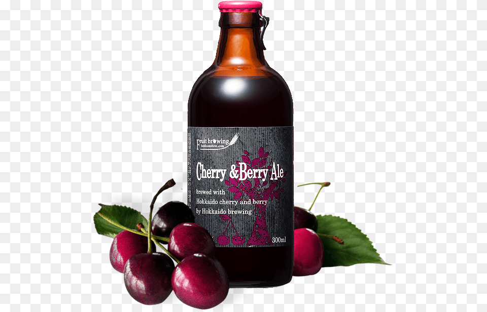 Hokkaido Brewing Company Cherry And Berry Ale Berry, Food, Fruit, Plant, Produce Free Png