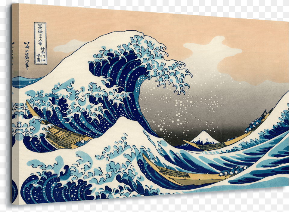 Hokusai Great Wave, Water, Sea, Nature, Outdoors Png