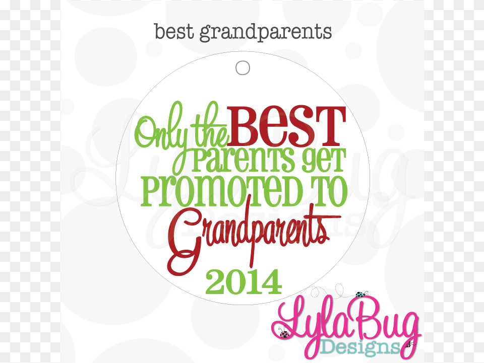 Hol Grandparents Orn Circle, Text Png Image