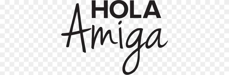 Hola Amiga Shop Hola Amiga, Text Free Transparent Png