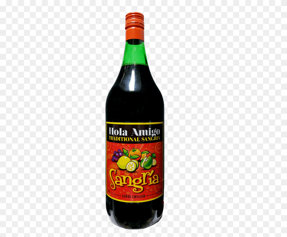 Hola Amigo Sangria, Alcohol, Beer, Beverage, Bottle Free Png