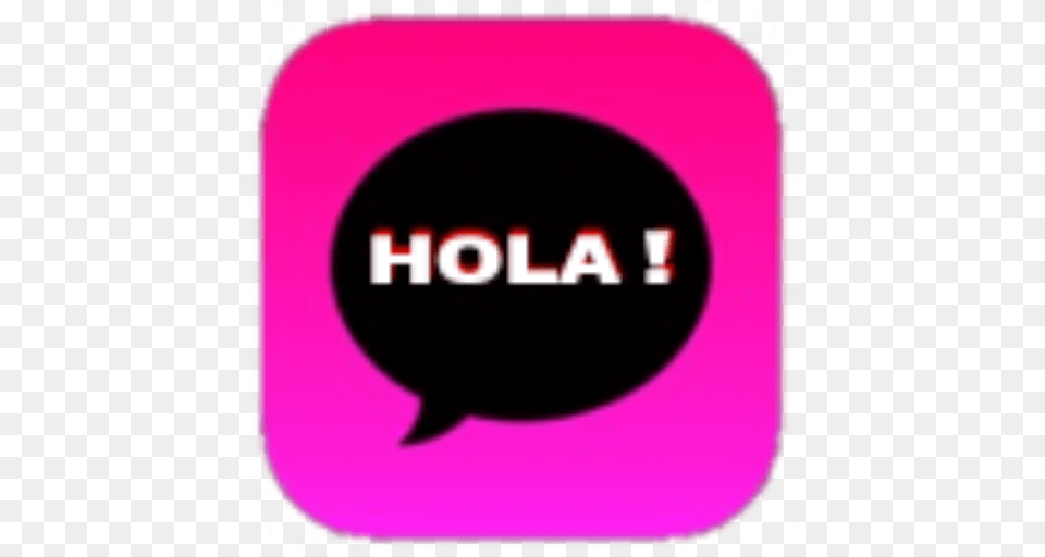 Hola Messanger Appstore For Android, Sticker, Purple, Logo Free Png