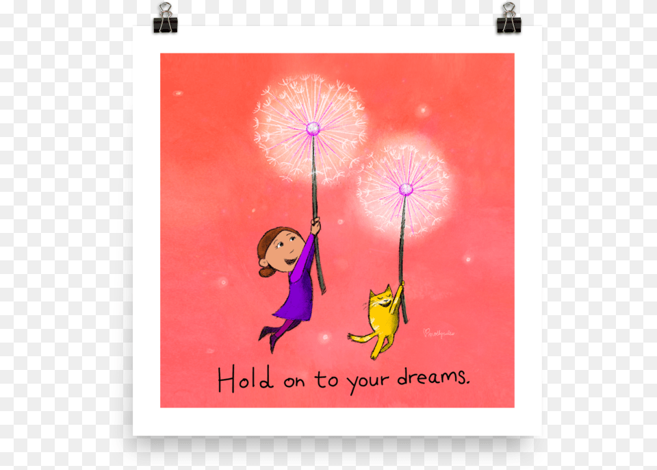 Hold On To Your Dreams, Plant, Mail, Greeting Card, Flower Png Image