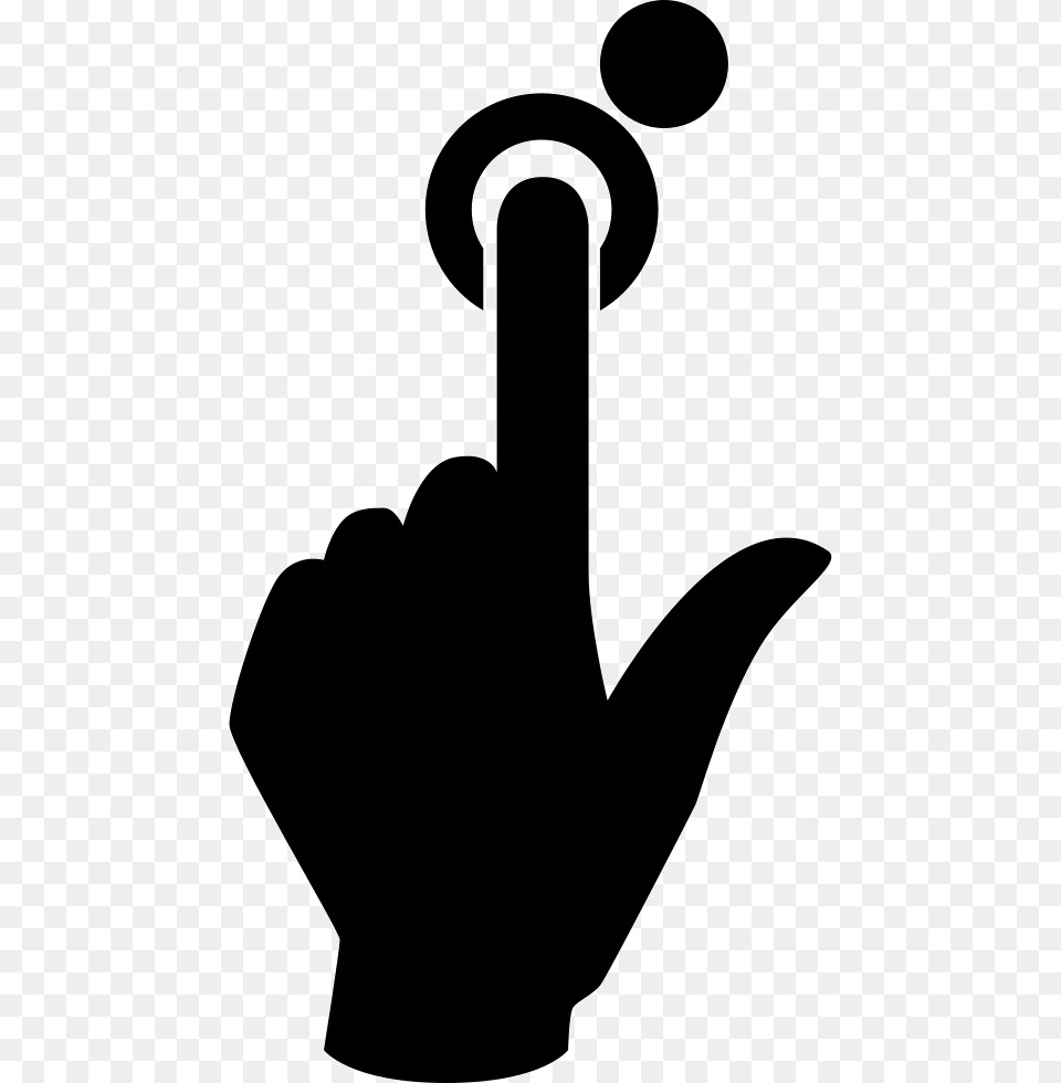 Hold Timer Touch Icon, Silhouette, Stencil, Electronics, Hardware Free Png