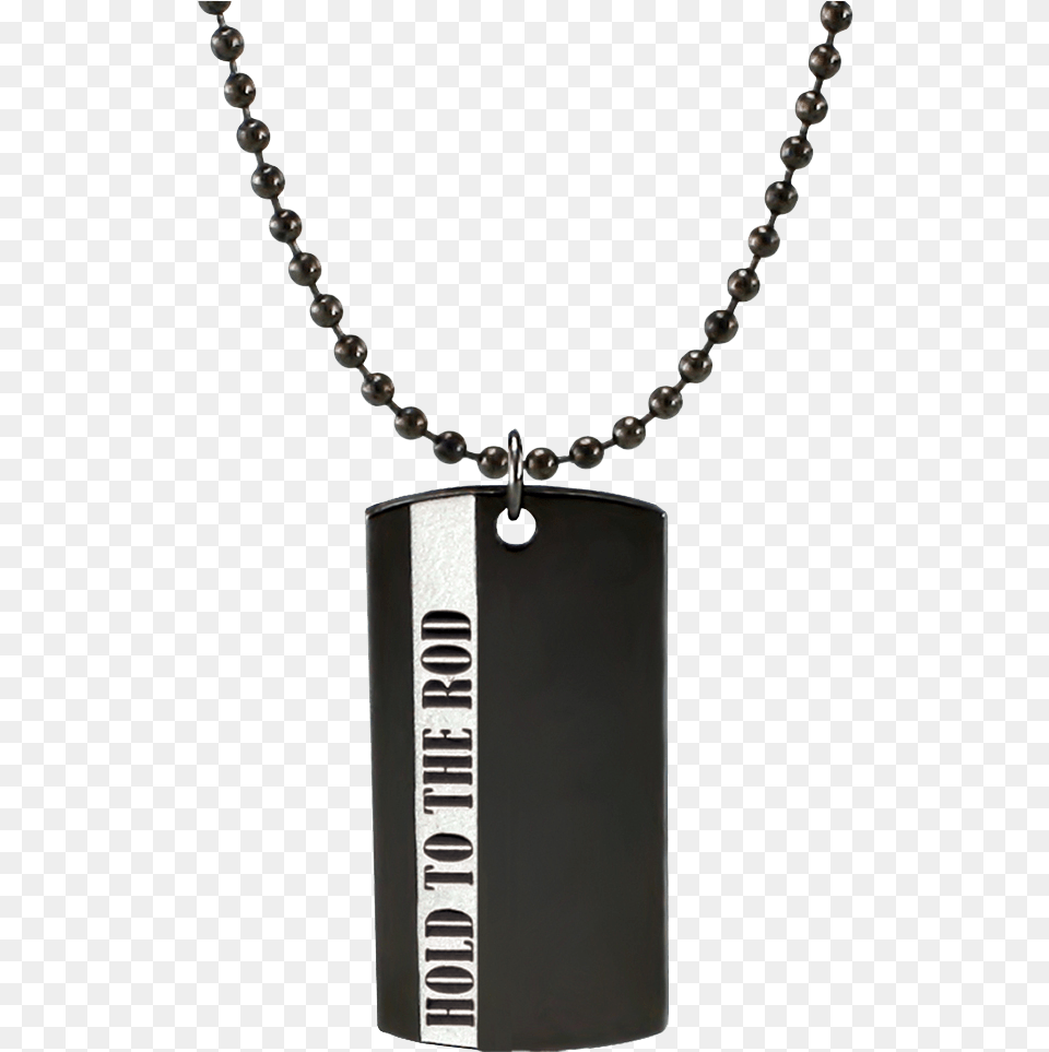 Hold To The Rod Dog Tag Design Gold Long Chain For Women, Accessories, Jewelry, Necklace, Pendant Png Image