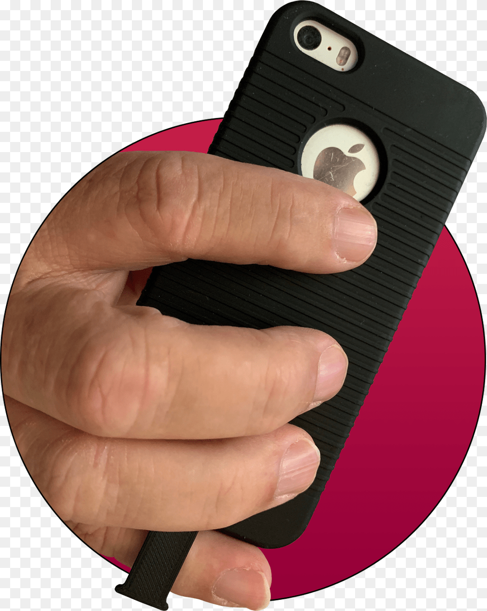 Holding A Phone With A Pinkystick Panasonic Subwoofer, Body Part, Finger, Hand, Person Png