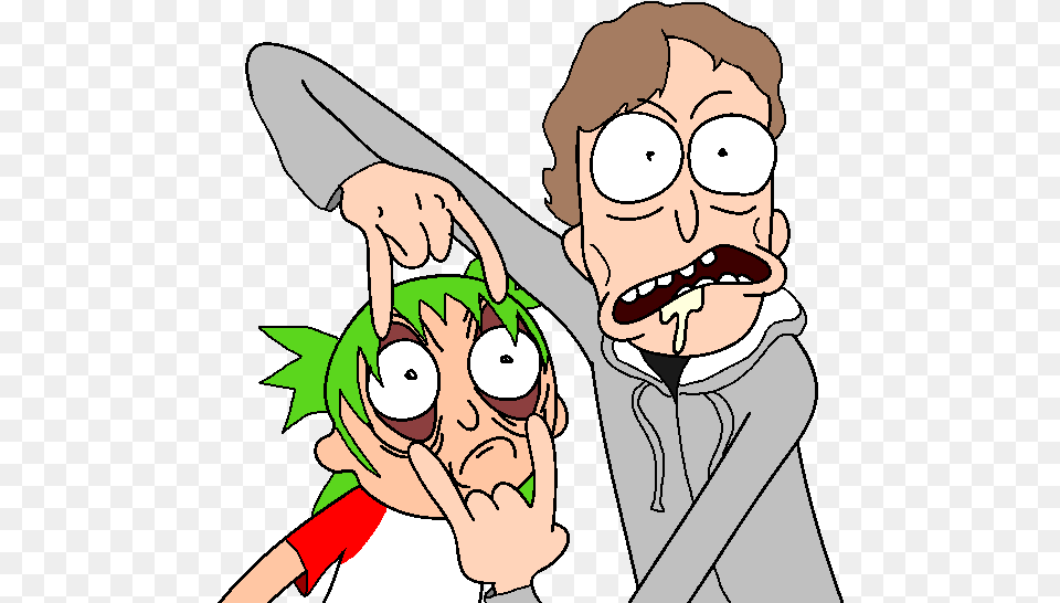 Holding A Rifle By Its Magazine This Irks Me Rick And Morty Eye Edit, Book, Comics, Publication, Face Free Png