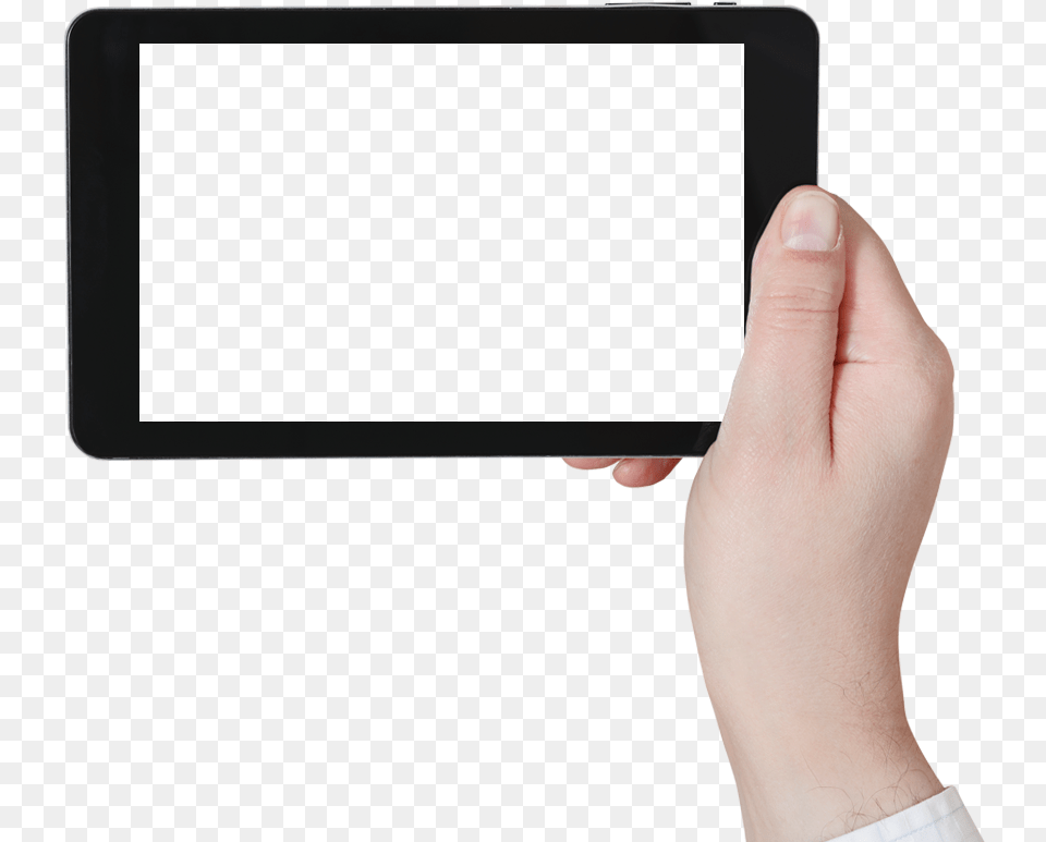 Holding A Tablet, Computer, Electronics, Tablet Computer, Body Part Png