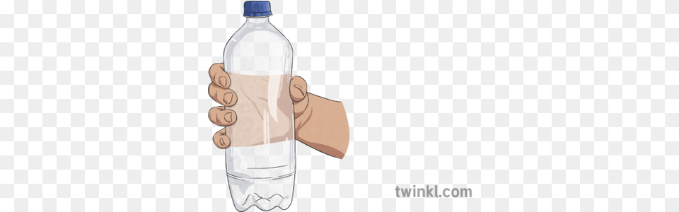 Holding A Water Bottle Plastic Drink Liquid Hand Class Hand Holding Water Bottle, Water Bottle, Beverage, Shaker Png