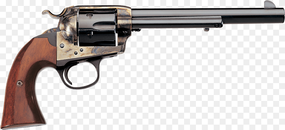 Holding Gun Colt Saa 1873 45 Lc, Firearm, Handgun, Weapon Png Image