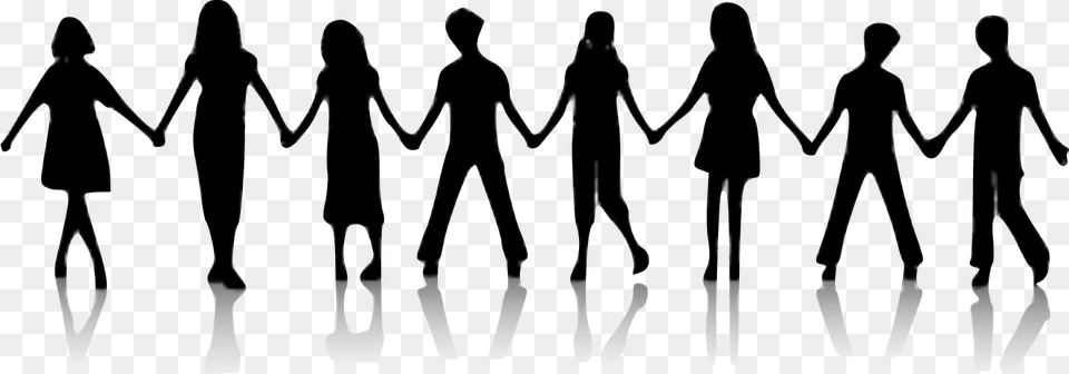 Holding Hands Silhouette People Holding Hands, Clothing, Sleeve, Long Sleeve, Adult Free Transparent Png