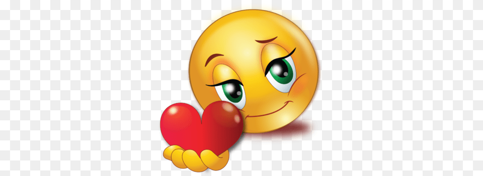 Holding Heart Emoji Holding Heart Emoji, Clothing, Hardhat, Helmet, Sphere Png