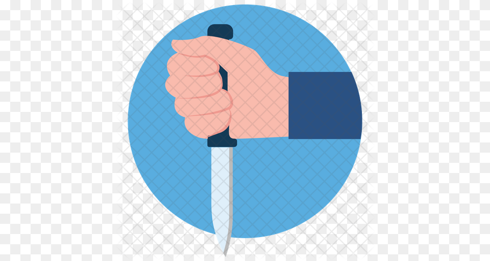 Holding Knife Icon Illustration, Weapon, Blade, Hand, Body Part Free Transparent Png