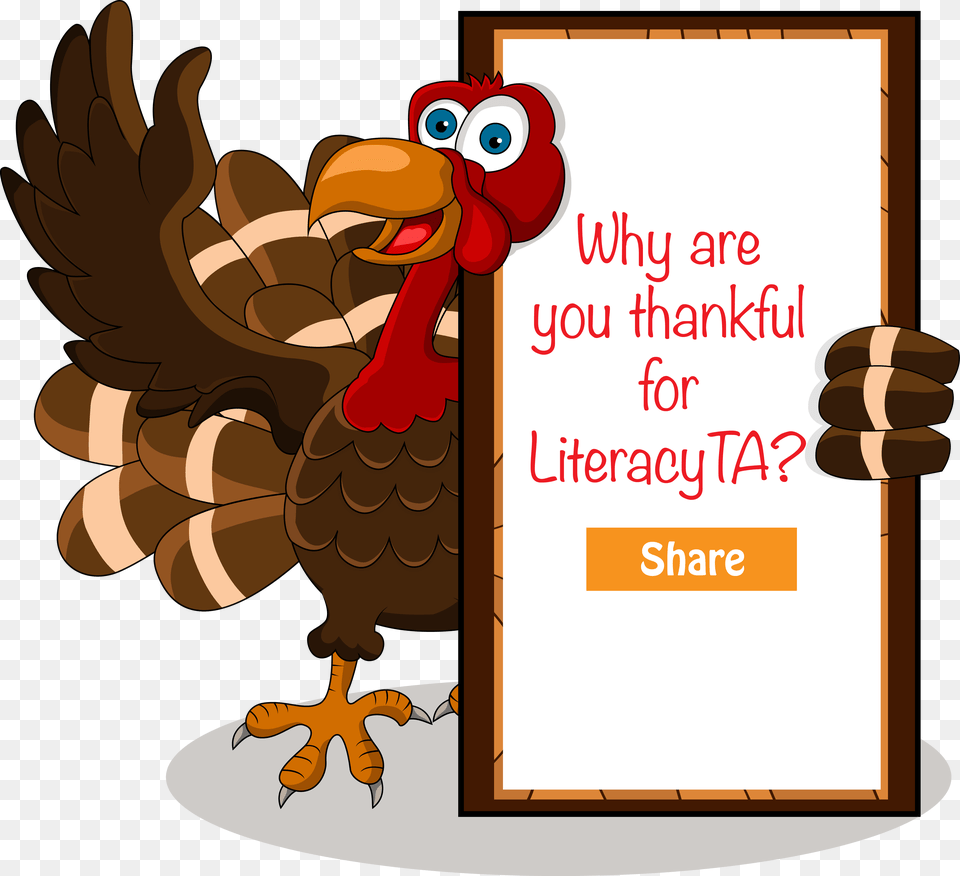 Holding Sign Download Cartoon Turkey Holding Sign, Animal, Beak, Bird Png