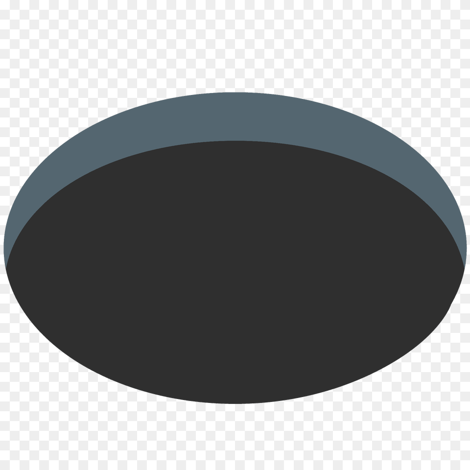 Hole Emoji Clipart, Oval Png