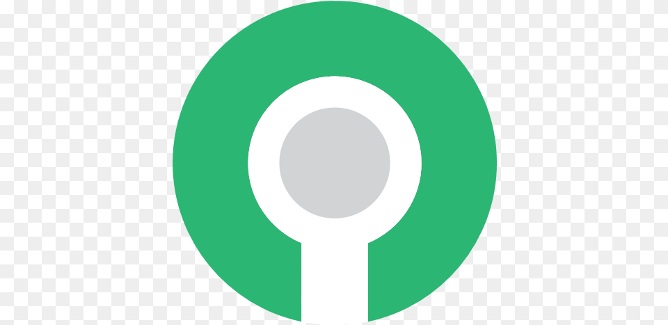 Hole Key Keyhole Icon Greenline, Green, Cutlery, Spoon, Disk Free Png Download