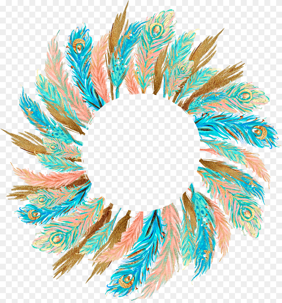 Hole Magpie Feather Transprent, Accessories, Jewelry, Wreath, Pattern Png