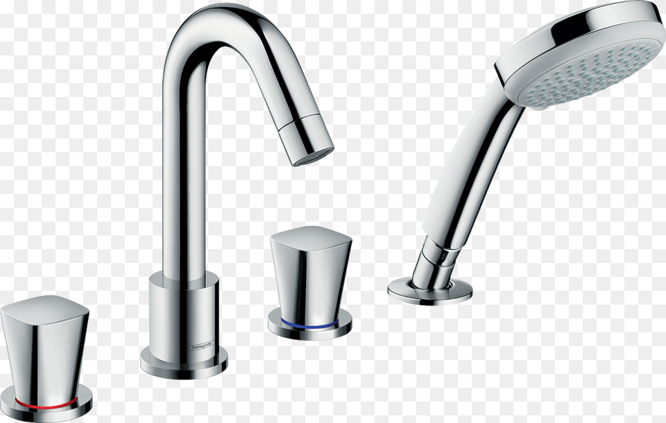 Hole Rim Mounted Bath Mixer Hansgrohe Free Png