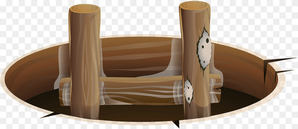 Hole With Ladder, Plywood, Wood, Hot Tub, Tub Free Png Download