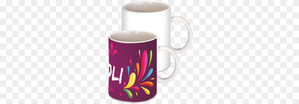Holi Background Coffee Mug Smiley Face Squares Happy Rainbow Smiles Bright Coffee, Cup, Beverage, Coffee Cup Png
