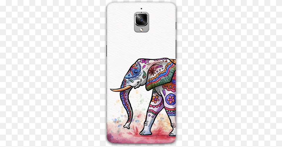 Holi Background With Elephant Oneplus 3t Mobile Case Imagens De Elefantes Indianos, Electronics, Phone, Mobile Phone, Art Free Png Download