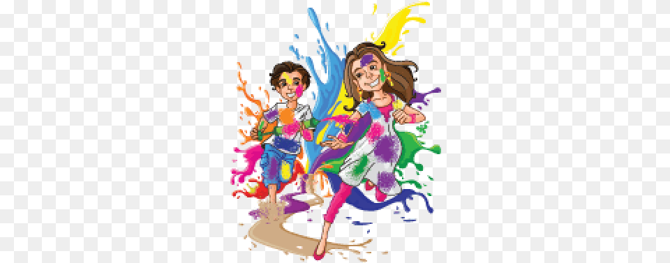 Holi Clipart Happy Holi Images 2018, Art, Graphics, Person, Child Free Png