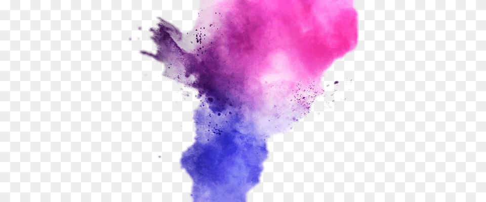 Holi Color, Purple, Person, Smoke Free Png Download