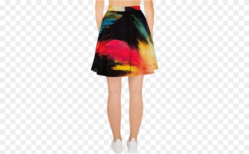 Holi Colour Splash, Clothing, Miniskirt, Skirt, Person Png Image