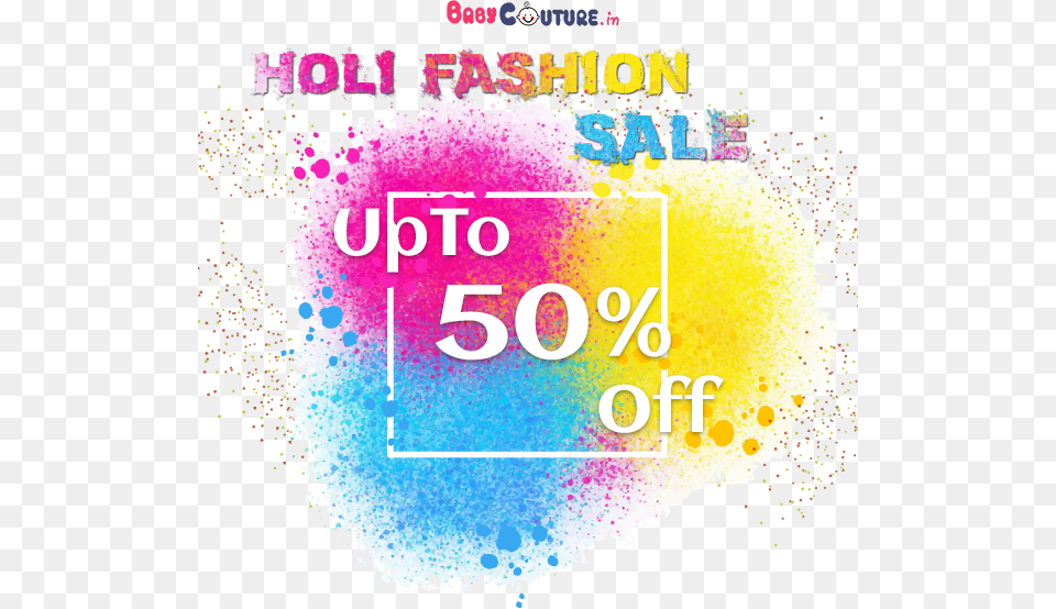Holi Fashion Sale Up To 50 Off Graphic Design, Art, Graphics, Person, Advertisement Free Png