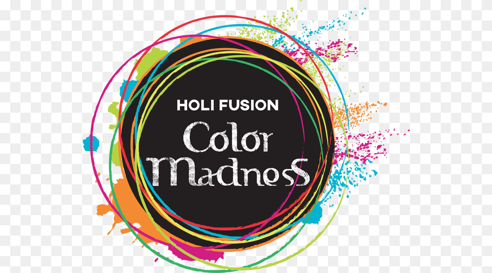 Holi Logo Holi Fusion Color Madness, Art, Graphics, Advertisement, Text Free Png Download