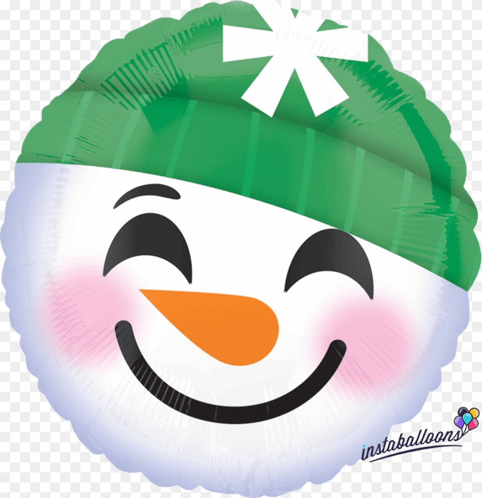 Holiday Balloons Snowman Snowman Face On Round, Clothing, Hat, Cap Png