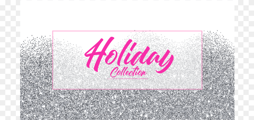 Holiday Banner, Glitter Png Image