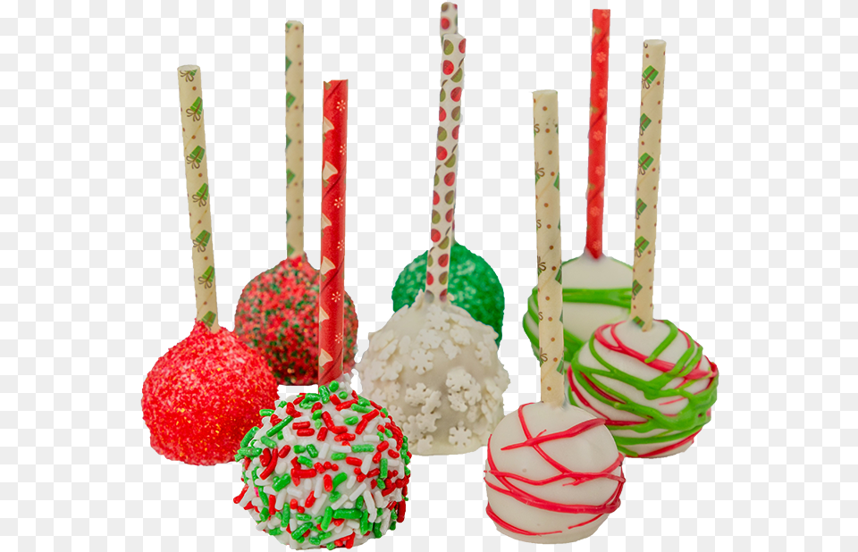 Holiday Cake Pops Christmas Ornament, Food, Sweets, Candy, Birthday Cake Free Png