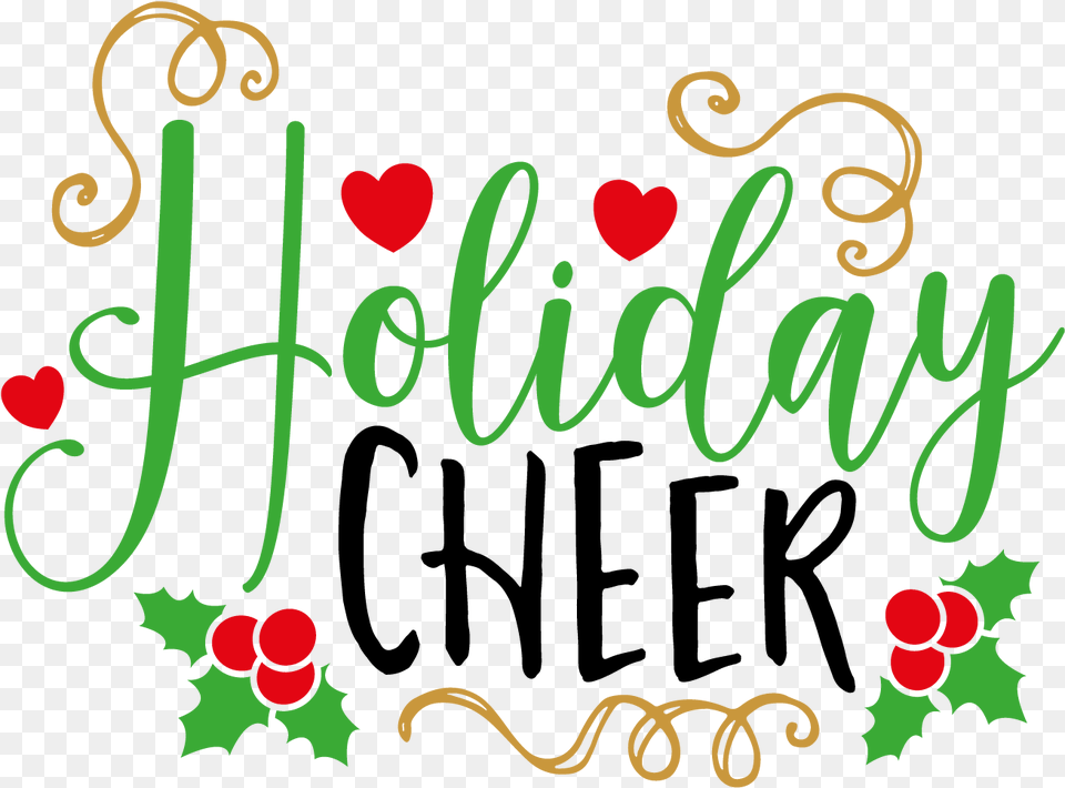 Holiday Cheer Clipart, Envelope, Greeting Card, Mail, Text Png