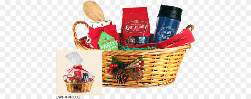 Holiday Cookie Set Mishloach Manot, Basket, Cutlery, Spoon, Smoke Pipe Free Png