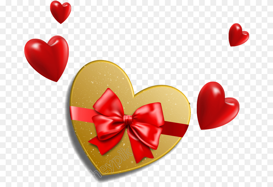 Holiday Decorations Clipart Heart Box Cartoon, Balloon Free Transparent Png