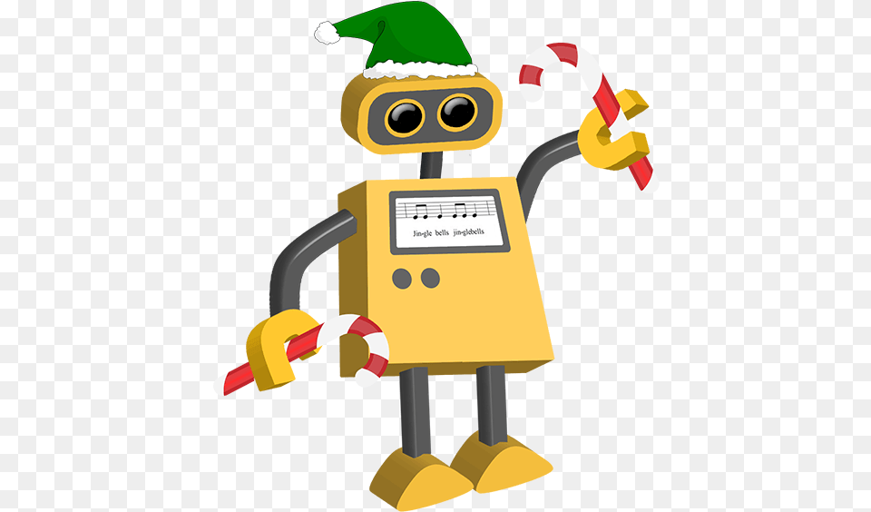 Holiday Elf Cartoon Robot Transparent Background Free Png Download