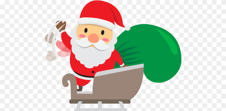 Holiday Emoji Messages Sticker 8 Santa Claus, Elf, Nature, Outdoors, Snow Free Png